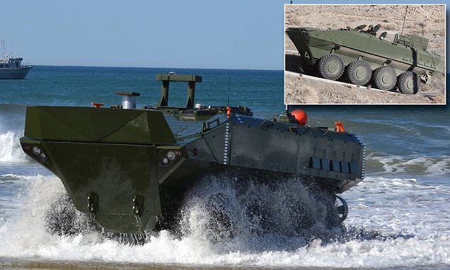 Panser Amfibi Canggih: Manuver Sejauh 12 Mil Laut, 560 Km Jangkauan di Darat 